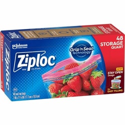 Enterprise Technology Solutions&nbsp;S.C. JOHNSON & SON, INC  Storage Bags,Stand-Up Bottom,Quart,48/BX