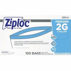 Enterprise Technology Solutions&nbsp;S.C. JOHNSON & SON, INC  Freezer Bags, 2 Gallon, 13