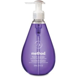 Enterprise Technology Solutions&nbsp;Method Products  Handwash, Gel, French Lavender, 12oz Pump Bottle, PE