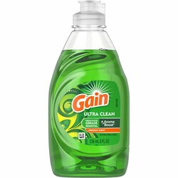 Enterprise Technology Solutions&nbsp;Procter & Gamble Commercial  Gain Dish Detergent, 8oz., 12/CT, Green
