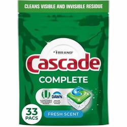 Enterprise Technology Solutions&nbsp;Procter & Gamble Commercial  Detergent,f/Dishwasher,ActionPac,Pods,w/Dawn,33/BG,Green