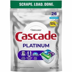 Enterprise Technology Solutions&nbsp;Procter & Gamble Commercial  Detergent,f/Dishwasher,Platinum,ActionPac,26 Pods,w/Dawn,SR