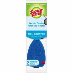 Enterprise Technology Solutions&nbsp;3M  Dish Wands,Refills,Sponge,NonScratch,Replace,2/PK,Blue