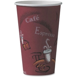 Enterprise Technology Solutions&nbsp;Solo Cup Company  Hot Cups, Paper, Poly Lined Inside, 16oz, 50/PK, MI