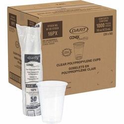 Enterprise Technology Solutions&nbsp;Solo Cup Company  Cold Cup, Plastic, ClearProl, 16oz, 1000/CT, Clear