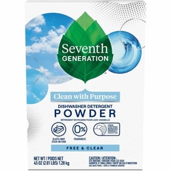 Enterprise Technology Solutions&nbsp;Seventh Generation  Dishwashing Detergent, Natural, Powder, 45 oz., CL