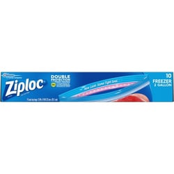 Enterprise Technology Solutions&nbsp;S.C. JOHNSON & SON, INC  Bags, Freezer, Smart Zip Plus, Ziploc,10/BX, Clear