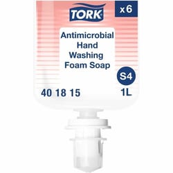Enterprise Technology Solutions&nbsp;TORK  S4 Antimicrobial Hand Washing Foam Soap, 1 Liter, 6/CT, Clear