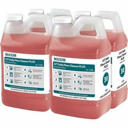 Enterprise Technology Solutions&nbsp;Midlab Inc  LVT Daily Floor Cleaner Plus, Concentrate, 1 Gallon, 4/CT, Pale Red