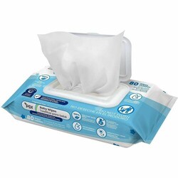 Enterprise Technology Solutions&nbsp;PDI HC  Baby Wipes,f/Sensitive Skin,Eczema,Fragrance-Free,80/PK,Blue
