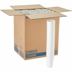 Enterprise Technology Solutions Dixie Foods Cups,HotDrink,PolylinedPpr,16oz,50Cups/Sleeve,20/CT,SimplyWE,