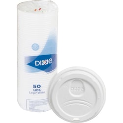 Enterprise Technology Solutions&nbsp;Dixie Foods  Dome Lids, f/PecfecTouch Cup 12/16 oz., 50/PK, WE
