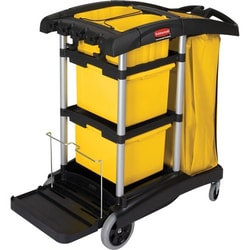Enterprise Technology Solutions&nbsp;Rubbermaid Commercial Products  Janitor Cart, w/30 Qrt Bins, 48-1/4