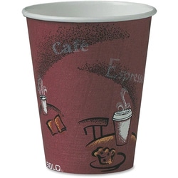 Enterprise Technology Solutions&nbsp;Solo Cup Company  Hot Cups, Paper, Poly Lined Inside, 8oz, 50/PK, MI