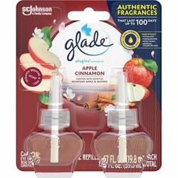 Enterprise Technology Solutions&nbsp;S.C. JOHNSON & SON, INC  Air Freshener Refills,f/Glade Plug-In,Apple Cinn,1.34oz,2/PK