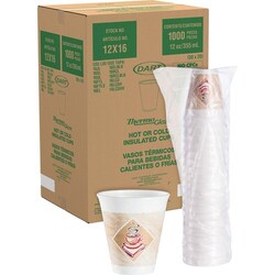 Enterprise Technology Solutions&nbsp;Dart Container Corp  Foam Cups, 12 oz., 20/BG, 50BG/CT, MI