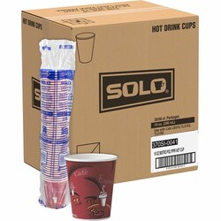 Enterprise Technology Solutions&nbsp;Solo Cup Company  Hot Cups, Paper, Poly Lined Inside, 10oz, 50/PK, 20/CT, MI