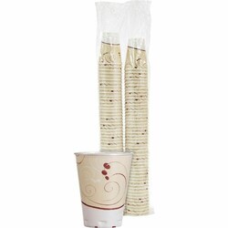 Enterprise Technology Solutions&nbsp;Solo Cup Company  Trophy Foam Cup,Hot/Cold,Symphony Design,12oz,100/PK,BG