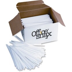 Enterprise Technology Solutions Office Snax Stir Sticks, 1000/BX, White,