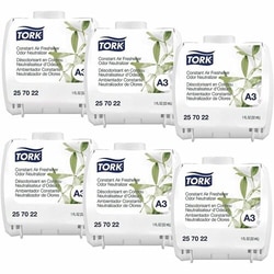 Enterprise Technology Solutions&nbsp;TORK  Air Freshener,f/Constant Air Dispenser,Lemongrass/Neutralizer,Neutralizer Scent,6/CT,White