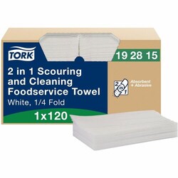 Enterprise Technology Solutions&nbsp;TORK  Cleaning Wipers,Scouring,Foodservice,2-in-1,120/CT,WE