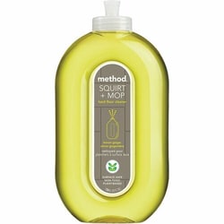 Enterprise Technology Solutions&nbsp;Method Products  Floor Cleaner, RTU, Spray, Lemon Ginger, 25oz, Yellow