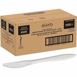 Enterprise Technology Solutions&nbsp;Dart Container Corp  Knives,Standard-Length,Disposable,Polyprop.1000/CT,WE