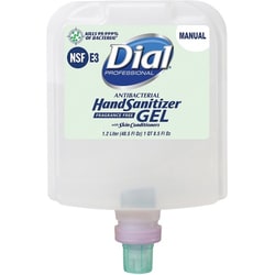Enterprise Technology Solutions&nbsp;Dial Corporation  Hand Sanitizer, Gel, Antibacterial, Manual, 40.5oz, CL