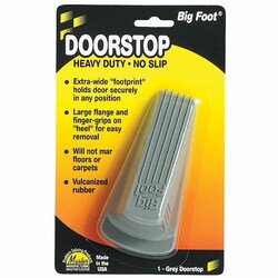 Enterprise Technology Solutions&nbsp;Master Caster  No-Slip Doorstop, Rubber, 2-1/4