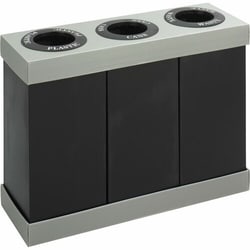 Enterprise Technology Solutions&nbsp;Safco  3-Bin Recycling Center, 28 Gallon Each, 46