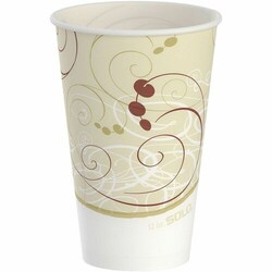 Enterprise Technology Solutions&nbsp;Solo Cup Company  Wax Coated Paper Cups, Cold, 12oz., 2000/CT, Beige