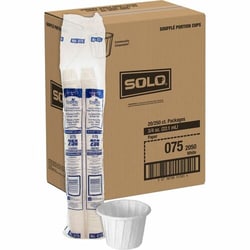 Enterprise Technology Solutions&nbsp;Solo Cup Company  Souffle Paper Cup, .75oz., 5000/CT, White