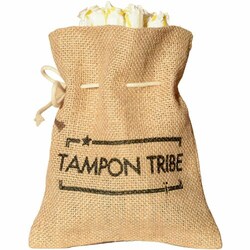 Enterprise Technology Solutions&nbsp;Tampon Tribe  Bag,f/Feminine Care,Jute,6/CT,NATBN