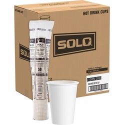 Enterprise Technology Solutions&nbsp;Solo Cup Company  Paper Hot Cups, 12oz., 1000/CT, White