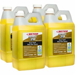 Enterprise Technology Solutions&nbsp;Betco Corporation  Floor Cleaner, Foaming, 1/2 Gal (2 Liter), 4/CT, Yellow