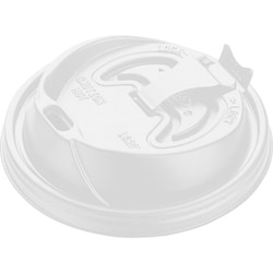 Enterprise Technology Solutions&nbsp;Dart Container Corp  Hot/Cold Cup Lid,f/12-24oz Cups,Reclosable,100/PK,White