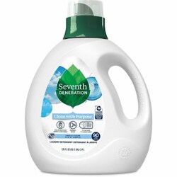 Enterprise Technology Solutions&nbsp;Seventh Generation  Natural Laundry Detergent, 33 Loads,135oz.,Free/Clear