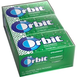 Enterprise Technology Solutions&nbsp;Mars, Inc  Orbit Gum, Sugar-free, 12 Packs/BX, SpearMulticolornt
