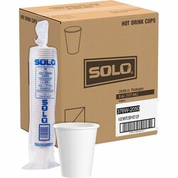 Enterprise Technology Solutions&nbsp;Solo Cup Company  Paper Hot Cups, 6oz., 1000/CT, White