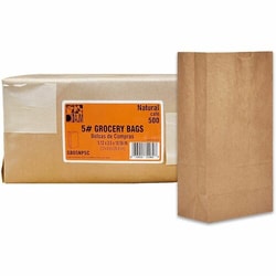 Enterprise Technology Solutions&nbsp;Ajm Packaging Corporation  Grocery Bags,Paper,No.5,Self-Stand,500/CT,NLKT