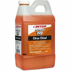 Enterprise Technology Solutions&nbsp;Betco Corporation  Cleaner/Degreaser,FastDraw 10,Hvy-dty,Citrus,2L,4/CT,Orange