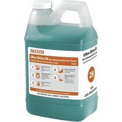Enterprise Technology Solutions&nbsp;Midlab Inc  Floor Cleaner, Protectant, 2-in-1, Neutral, 4/CT, White