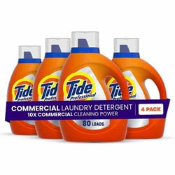 Enterprise Technology Solutions&nbsp;Procter & Gamble Commercial  LaundryDetergent,TidePro,Liquid,80Loads,105oz,4/CT,Orange