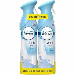 Enterprise Technology Solutions&nbsp;Procter & Gamble Commercial  Air Freshener Spray, Natural Propellant, Linen&Sky Scent, 8.1oz, 2/PK, 3/CT, Blue