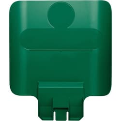 Enterprise Technology Solutions&nbsp;Rubbermaid Commercial Products  Billboard, f/Slim Jim Recycling Station, Plastic, Green