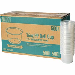 Enterprise Technology Solutions&nbsp;Remcoda, LLC  Food Container,MicrowaveSafe,Poly,No Lid,16 oz,500/CT,CL