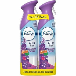 Enterprise Technology Solutions&nbsp;Procter & Gamble Commercial  Air Freshener Spray, Natural Propellant, Gain Moonlight Breeze Scent, 8.1oz, 2/PK, 3/CT, Purple