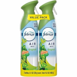 Enterprise Technology Solutions&nbsp;Procter & Gamble Commercial  Air Freshener Spray, Natural Propellant, Gain Original Scent ,8.1oz, 2/PK, 3/CT, Green