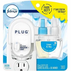 Enterprise Technology Solutions&nbsp;Procter & Gamble Commercial  Scented Oil Refill,Linen & Sky,Fade-DefyPLUG,0.87oz,Blue