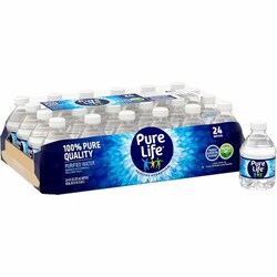 Enterprise Technology Solutions&nbsp;Nestle Waters North America  Nestle Pure Life Water, 8oz., 24/CT, Blue